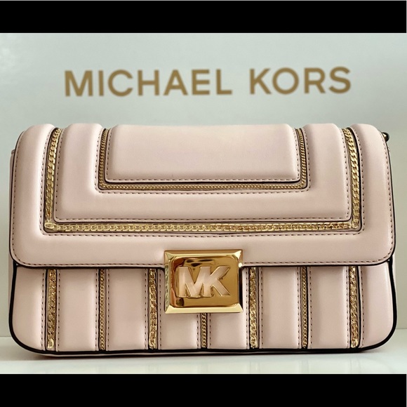 Michael Kors Handbags - Michael Kors Sonia medium Shoulder / Crossbody Bag - Powder Blush